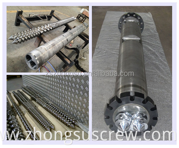 Parallel Twin Screw Barel for WPC Granules Making Machine/ABS Filament Screw and Barrel